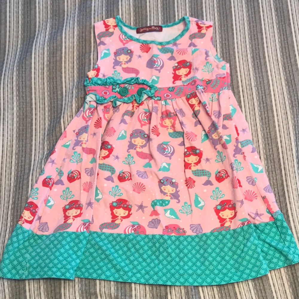 Jelly the Pug mermaid dress